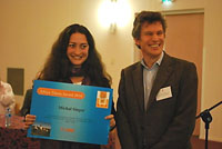 Africa Thesis Award for 2010, Michal Singer and Dr. Harry Wels