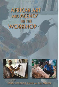 book cover 'African art and agency in the workshop'