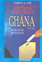 book cover Deepening democracy in Ghana