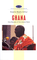 book cover Ghana One decade of the liberal state