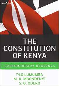 book cover 'The Constitution of Kenya'