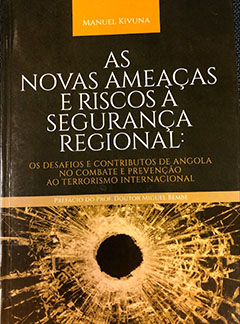 book cover 'As novas ameaças e riscos a segurança regional'