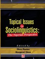 Cover Topical issues in sociolinguistics