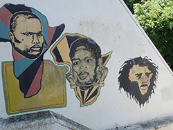 Graffiti in pedestrian tunnel at the University of Cape Town. Photo: Maaike Westra