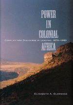 Cover Power in colonial Africa