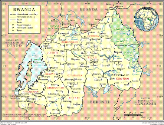 Map Rwanda