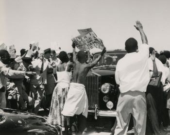 Visit of Iain Macleod, Secretary of State for the Colonies, to Northern Rhodesia in March 1960; demonstrations by the United National Independence Party (UNIP)