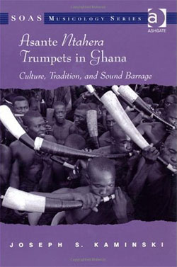 book cover ' Asante 'ntahera' trumpets in Ghana : culture, tradition, and sound barrage' 