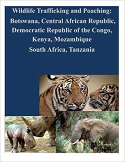 Book cover "Wildlife trafficking and poaching"