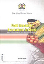 book cover Food insecurity assessment Kenya