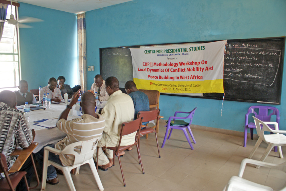 CDP, Workshop in Ibadan, Nigeria, March 2010