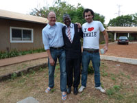 Jan-Bart Gewald, Sebastiaan Soeters and Samuel Ntewusu. © Jan-Bart Gewald (ASC Leiden)