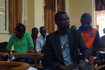 Blogger Max Landry Kassai. Photo: Catherina Wilson