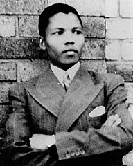 A young Mandela