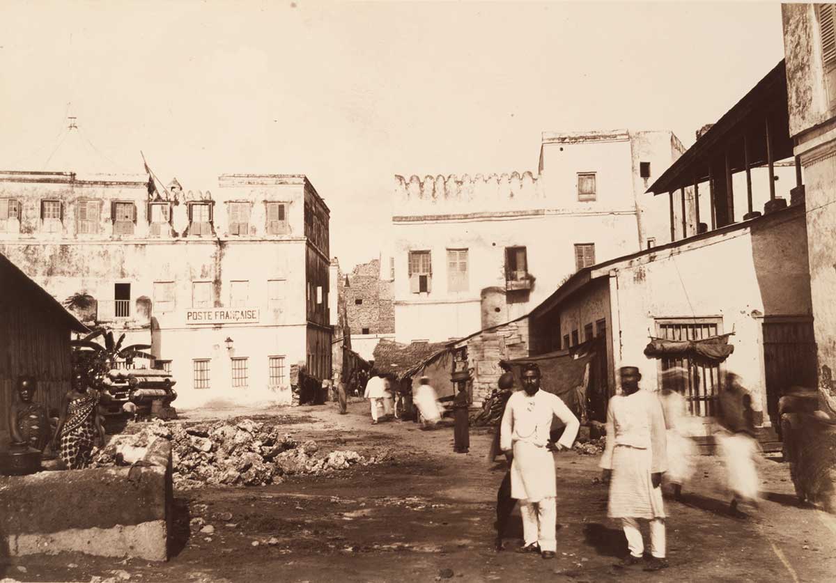 French post office in Zanzibar