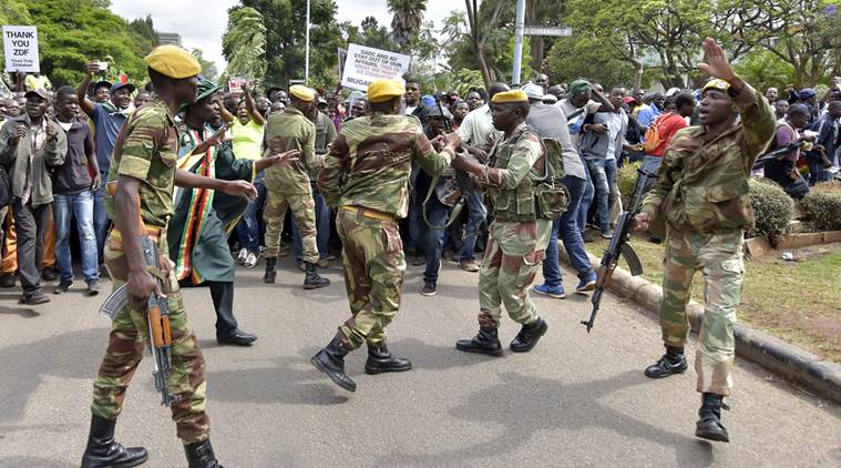 Zimbabwe protesters