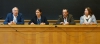 Ton Dietz (left) announcing the winner of the Gerti Hesseling Prize: Manase Chiweshe from Zimbabwe.