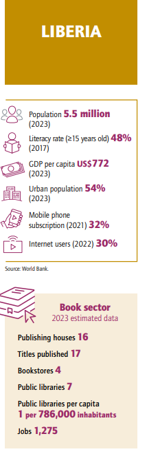Some demographic and book sector related statistics Sierra Leone. Based on research carried out by an editorial team led by Toussaint Tiendrebeogo, for the UNESCO report on Africa’s book industry.