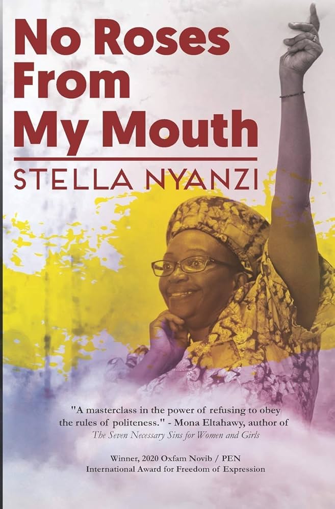 book cover "No roses form my mouth"