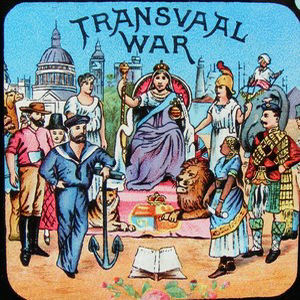 Transvaal war. Lantern slide donated by Alf van Beem